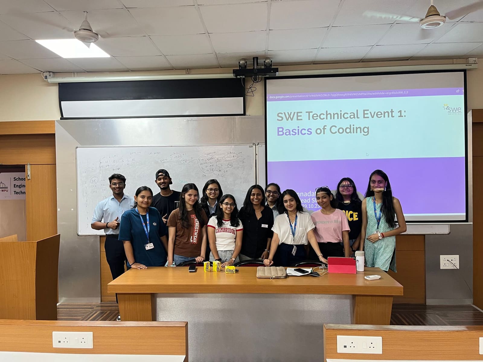 SWE technical event at MIT-WPU